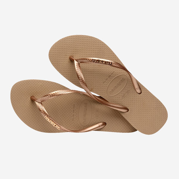 HAVAIANAS 4119875 SLIM LOGO METALLIC 558 sint+rame 3581