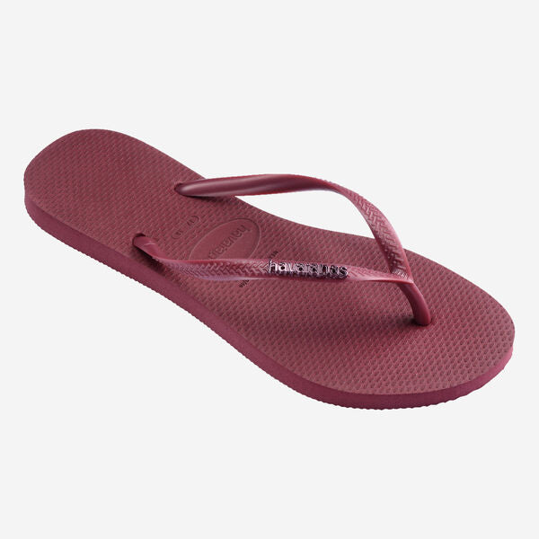 HAVAIANAS 4119875 SLIM LOGO METALLIC 556 sint+bordo 9339