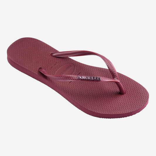 HAVAIANAS 4119875 SLIM LOGO METALLIC 556 sint+bordo 9339