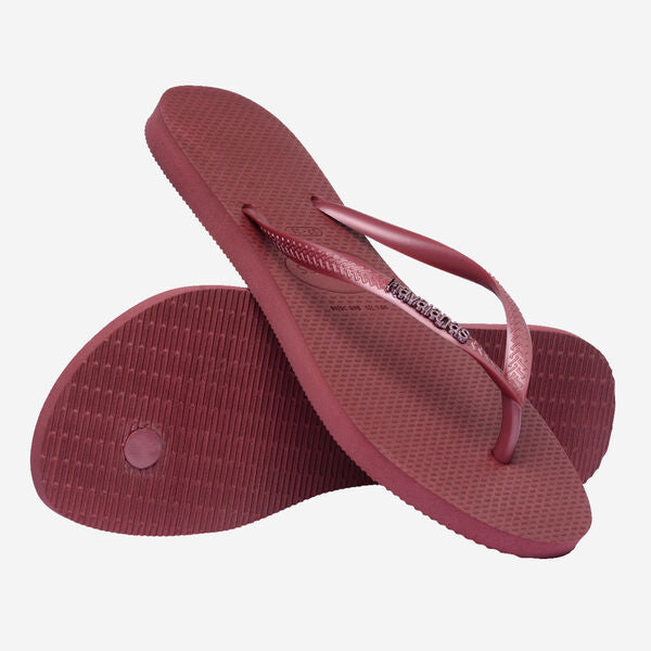 HAVAIANAS 4119875 SLIM LOGO METALLIC 556 sint+bordo 9339