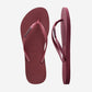 HAVAIANAS 4119875 SLIM LOGO METALLIC 556 sint+bordo 9339