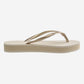 HAVAIANAS 4144537 SLIM FLATFORM 553 sint+beige 0121