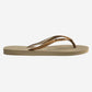 HAVAIANAS 4146975 SLIM GLITTER II 553 sint+beige 9177