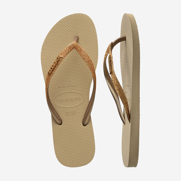 HAVAIANAS 4146975 SLIM GLITTER II 553 sint+beige 9177