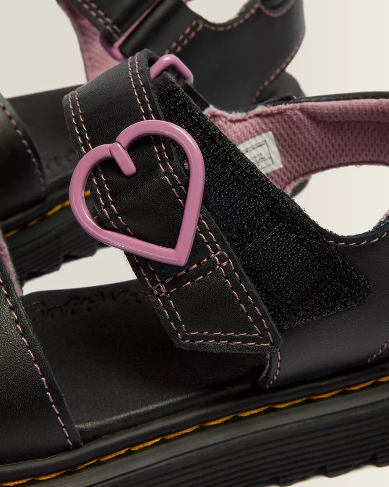 DR. MARTENS MARLOWE HEARTS II 111 pelle+nero 42806001