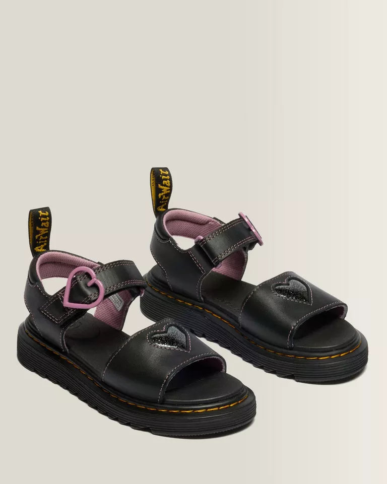 DR. MARTENS MARLOWE HEARTS II 111 pelle+nero 42806001