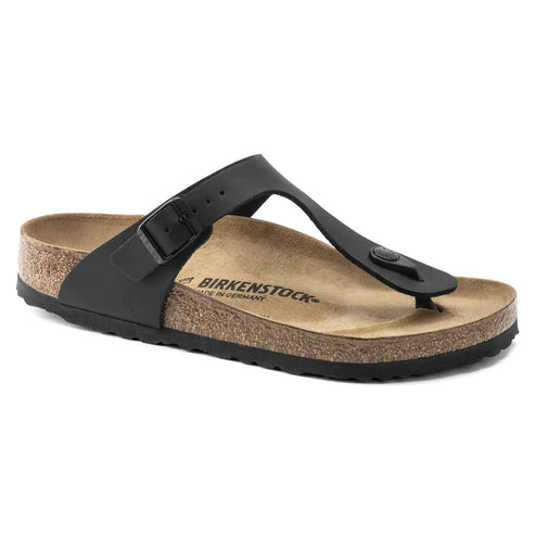 BIRKENSTOCK GIZEH BASICO BIRKO FLOR 111 pelle+nero 043691