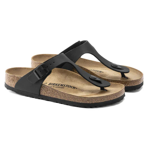 BIRKENSTOCK GIZEH BASICO BIRKO FLOR 111 pelle+nero 043691