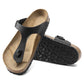 BIRKENSTOCK GIZEH BASICO BIRKO FLOR 111 pelle+nero 043691