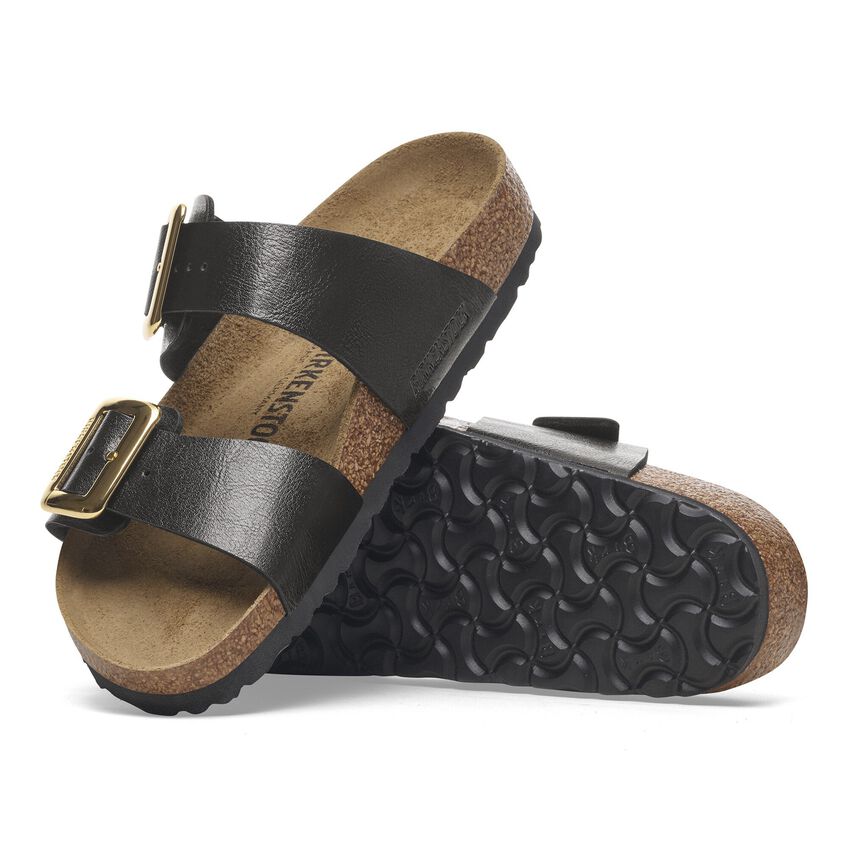 BIRKENSTOCK SYDNEY CB GRACEFUL BIRKO FLOR 111 pelle+nero 1029457