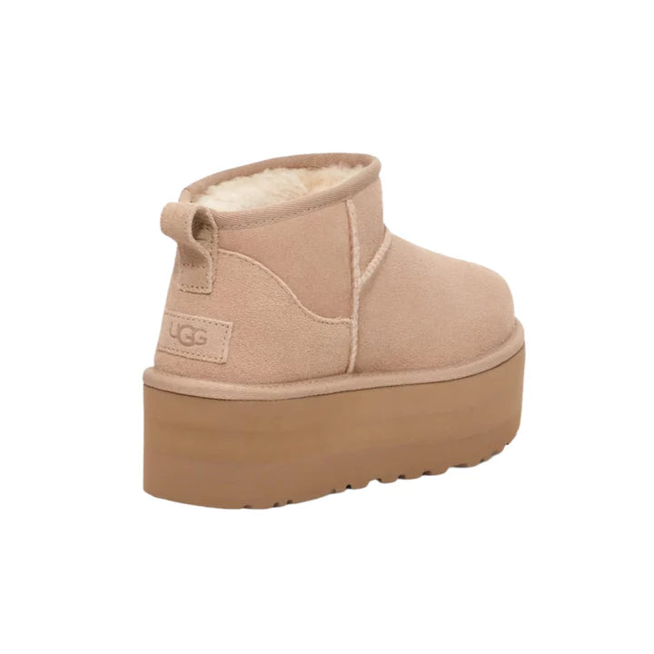 UGG 1135092W CLASSIC ULTRA MINI PLATFORM 333 scam+beige SAND