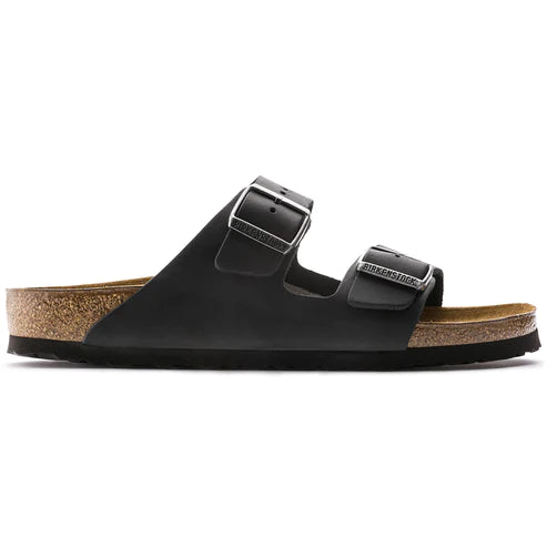 BIRKENSTOCK ARIZONA OILED LEATHER OILED LEATHER BLACK