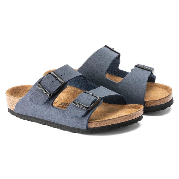 BIRKENSTOCK ARIZONA KIDS BIRKO FLOR - BIRKIBUC 225 nabuk+blu 552903