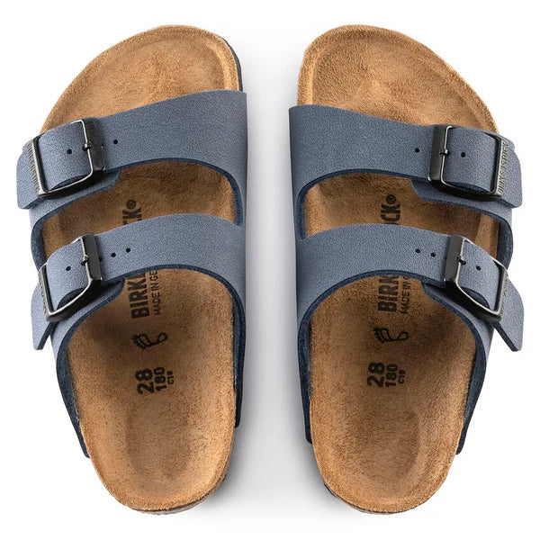 BIRKENSTOCK ARIZONA KIDS BIRKO FLOR - BIRKIBUC 225 nabuk+blu 552903