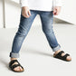BIRKENSTOCK ARIZONA KIDS BIRKO FLOR - BIRKIBUC 111 pelle+nero 555123