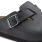 BIRKENSTOCK BOSTON OILED LEATHER 221 nabuk+nero 059463