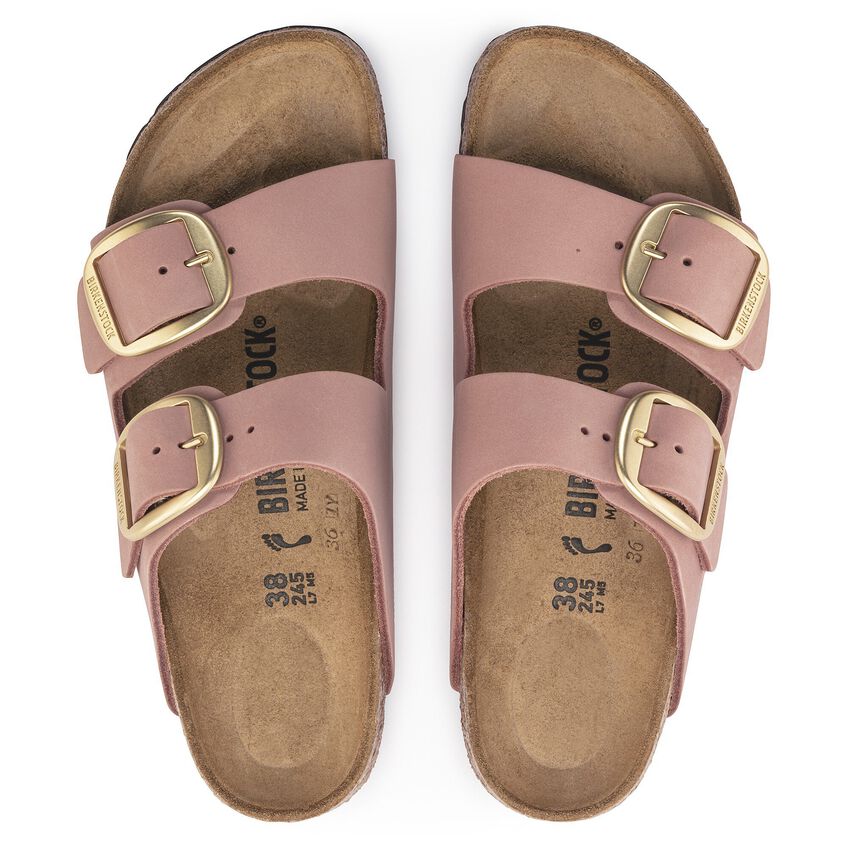 BIRKENSTOCK ARIZONA BIG BUCKLE NUBUCK LEATHER 228 nabuk+rosa 1024074