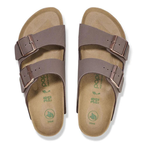 BIRKENSTOCK ARIZONA PLATFORM VEGAN BIRKO FLOR 224 nabuk+moro 1027417