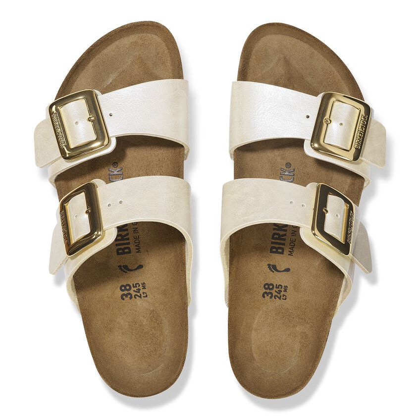 BIRKENSTOCK SYDNEY CB GRACEFUL BIRKO FLOR 112 pelle+bianco 1029492