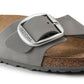 BIRKENSTOCK MADRID BIG BUCKLE NUBUCK LEATHER 228 nabuk+grigio 1022176