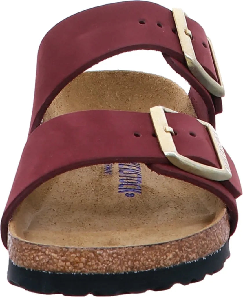 BIRKENSTOCK ARIZONA SFB NUBUCK LEATHER 226 nabuk+bordo 1028719