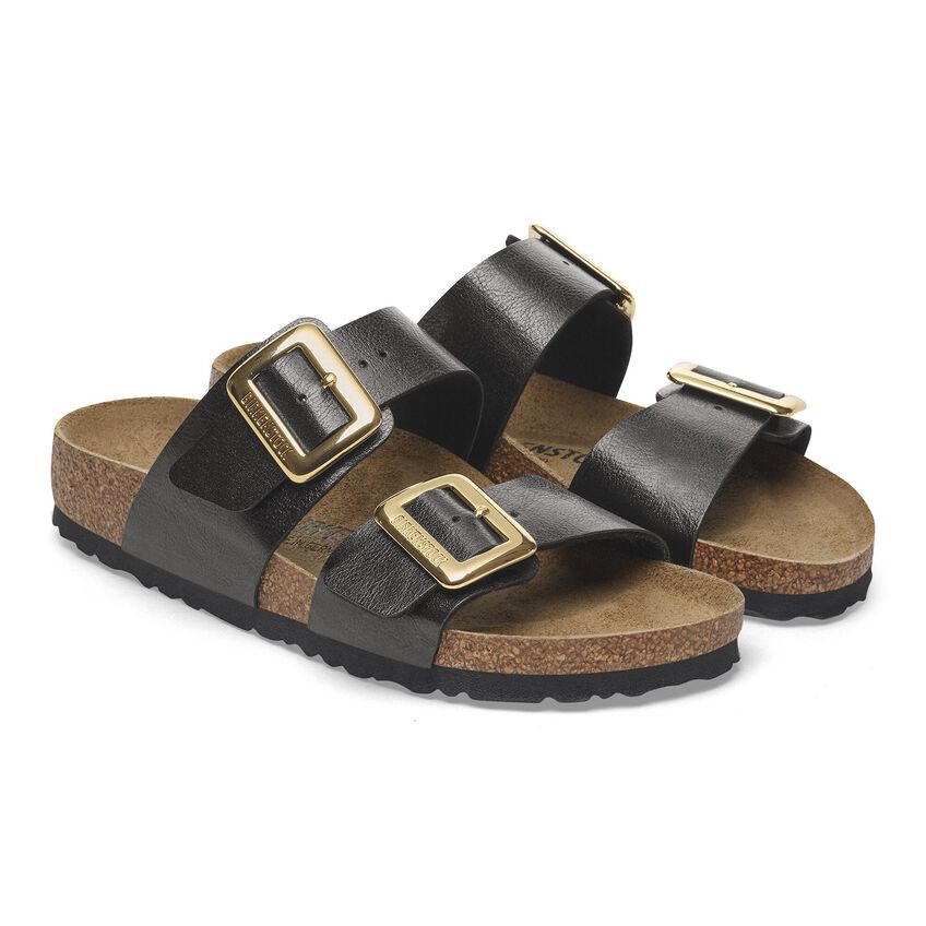 BIRKENSTOCK SYDNEY CB GRACEFUL BIRKO FLOR 111 pelle+nero 1029457