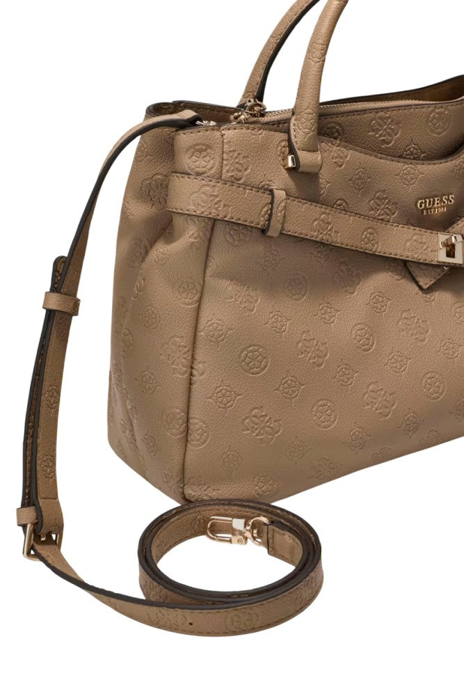 GUESS HWPD97 46060 ELLA LOGO 663 stamp+beige BIO