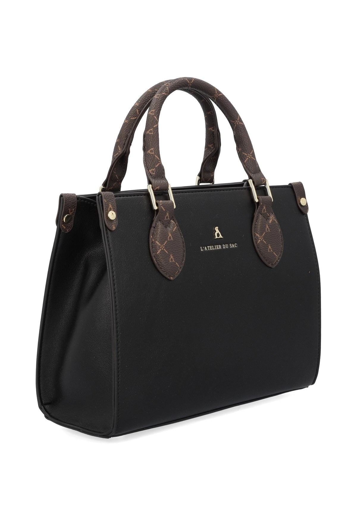L ATELIER DU SAC DAUPHINE TOTE 111 pelle+nero 16938