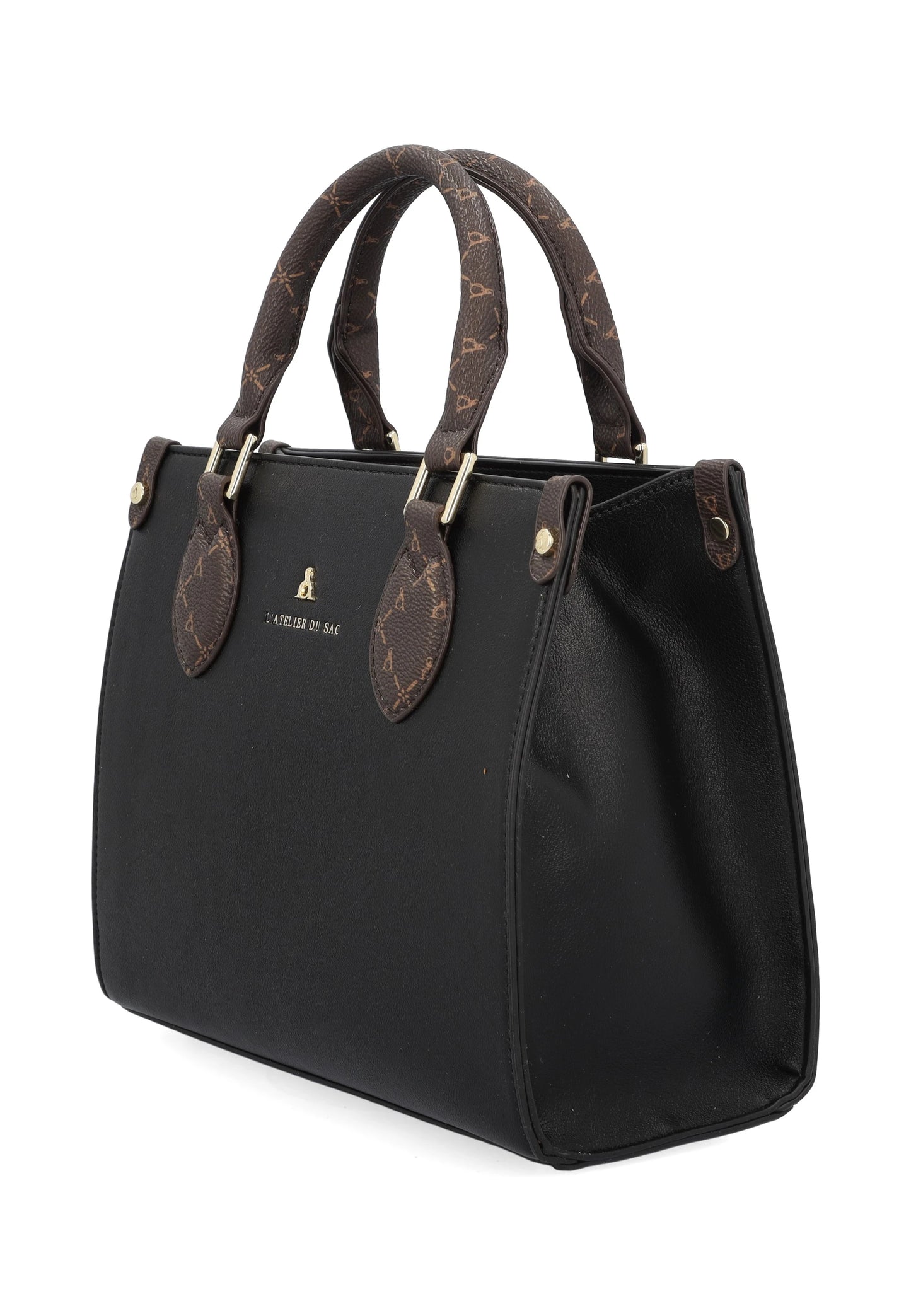 L ATELIER DU SAC DAUPHINE TOTE 111 pelle+nero 16938