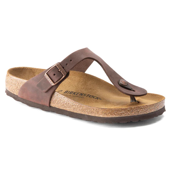 BIRKENSTOCK GIZEH OILED LEATHER 224 nabuk+marr 743831