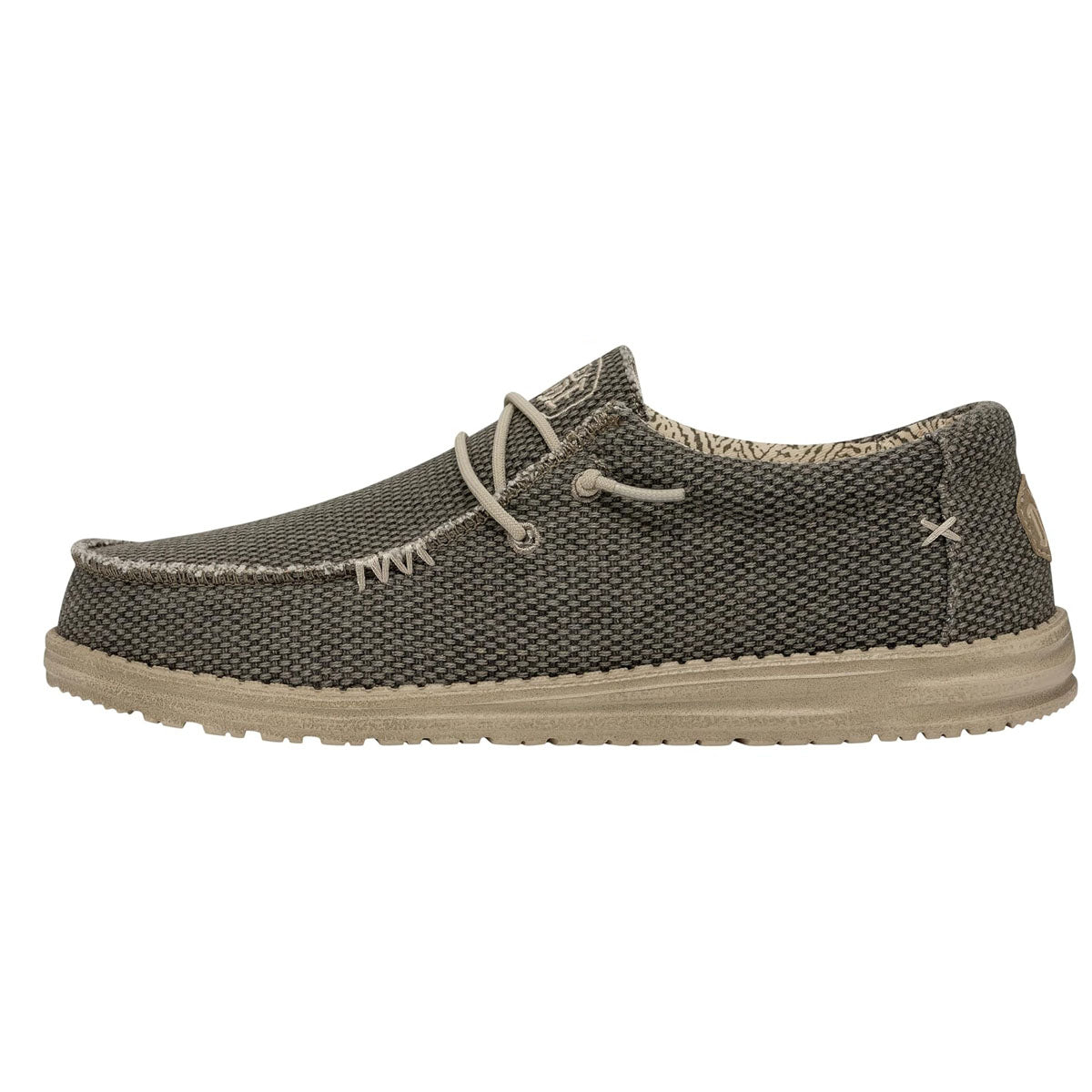 HEY DUDE 40003 WALLY BRAIDED 778 tela+verde 3VE