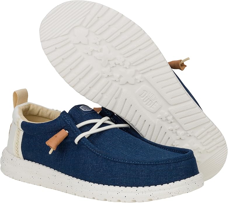 HEY DUDE 43086 WALLY SUMMER LINEN 775 tela+blu 4UA