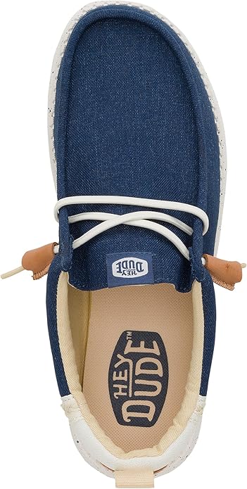 HEY DUDE 43086 WALLY SUMMER LINEN 775 tela+blu 4UA