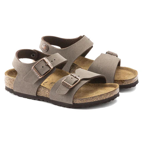 BIRKENSTOCK NEW YORK KIDS 225 nabuk+blu 087773