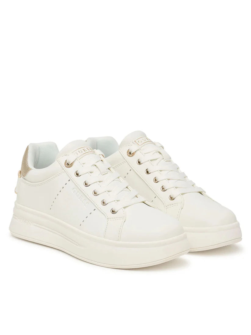 GUESS FLPWES ELE12 WESLI 112 pelle+bianco-oro