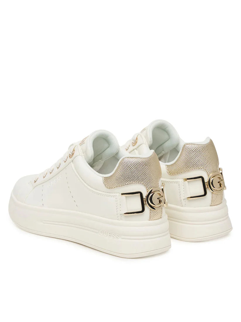 GUESS FLPWES ELE12 WESLI 112 pelle+bianco-oro