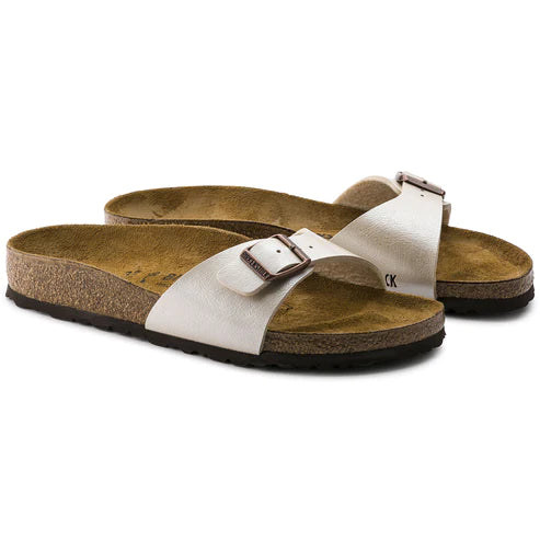 BIRKENSTOCK MADRID BIRKO FLOR 940153 PEARL WHITE