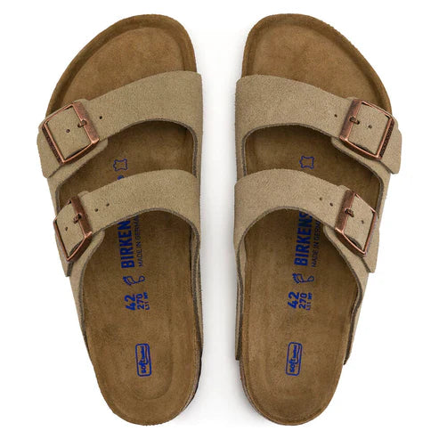 BIRKENSTOCK ARIZONA SFB SUEDE LEATHER 333 scam+beige 951303