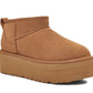 UGG 1135092W CLASSIC ULTRA MINI PLATFORM 334 scam+cuoio CHESTNUT