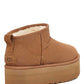 UGG 1135092W CLASSIC ULTRA MINI PLATFORM 334 scam+cuoio CHESTNUT