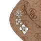 GUESS AW5615 POL01 AUDREY LOGO 663 stamp+beige LATTE