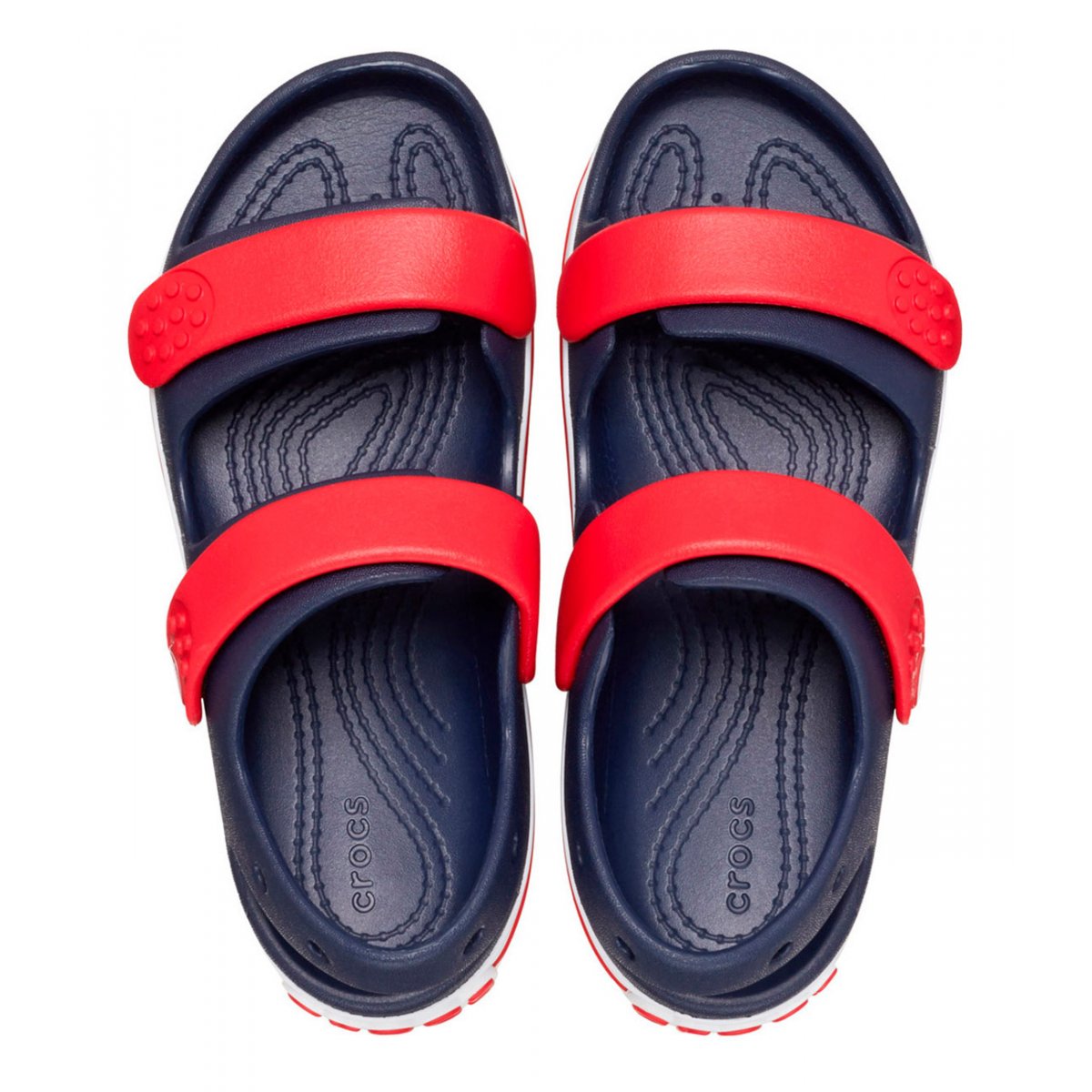 CROCS CR.209423 - CR.209424 CROCBAND CRUISER SANDAL K T 555 sint+blu-rosso NAVR