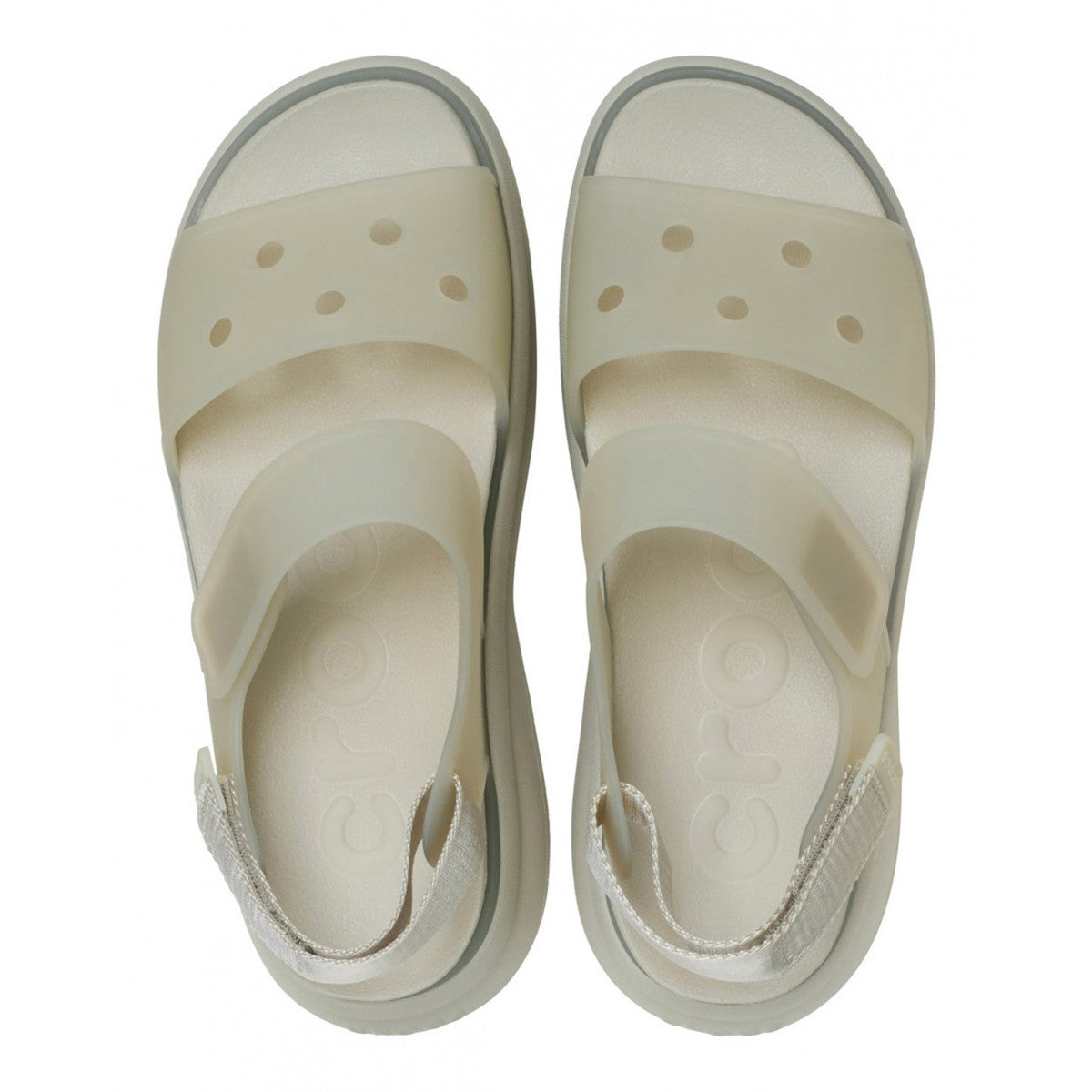 CROCS CR.212651 SOHO FROSTED Y STRAP SANDAL W 553 sint+beige METE