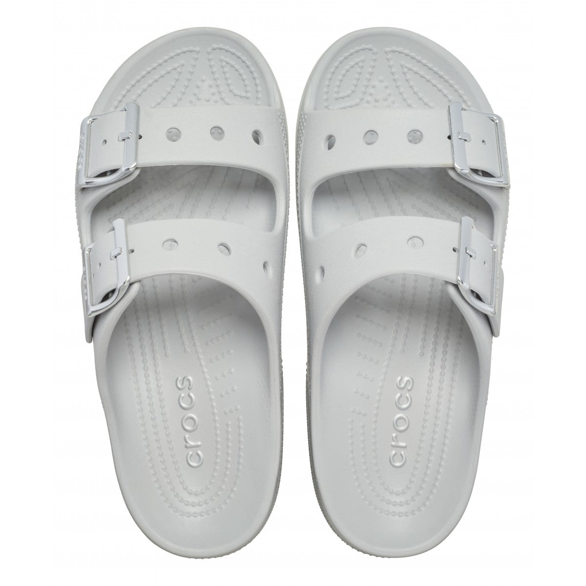CROCS CR.213316 SATURDAY METALLIC BUCKLE SANDAL W 558 sint+grigio ATMO