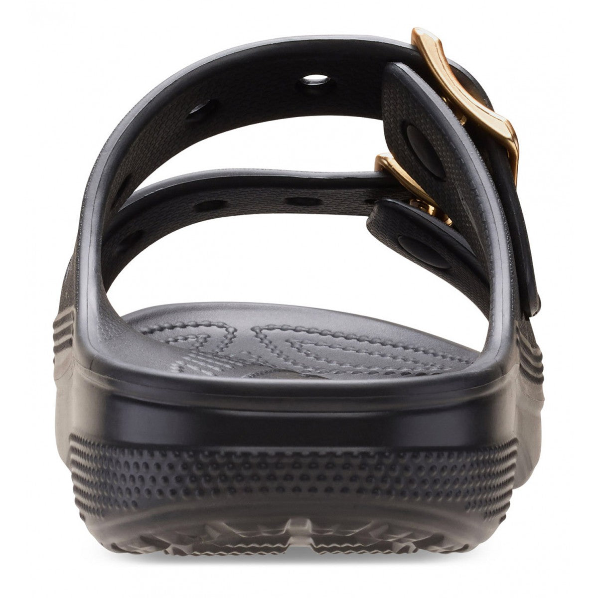 CROCS CR.213316 SATURDAY METALLIC BUCKLE SANDAL W 551 sint+nero BLK