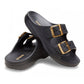 CROCS CR.213316 SATURDAY METALLIC BUCKLE SANDAL W 551 sint+nero BLK
