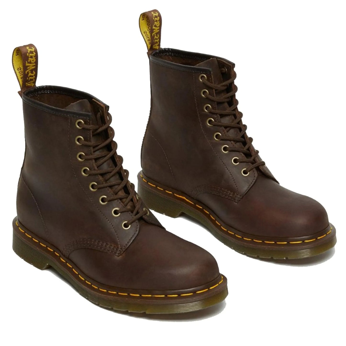 DR. MARTENS 1460 GREASE 114 pelle ingr+cuoio