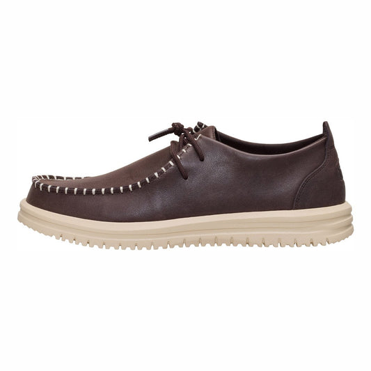 HEY DUDE WALLY NXT MOC LEATHER HD.44352 114 pelle+moro 2IX
