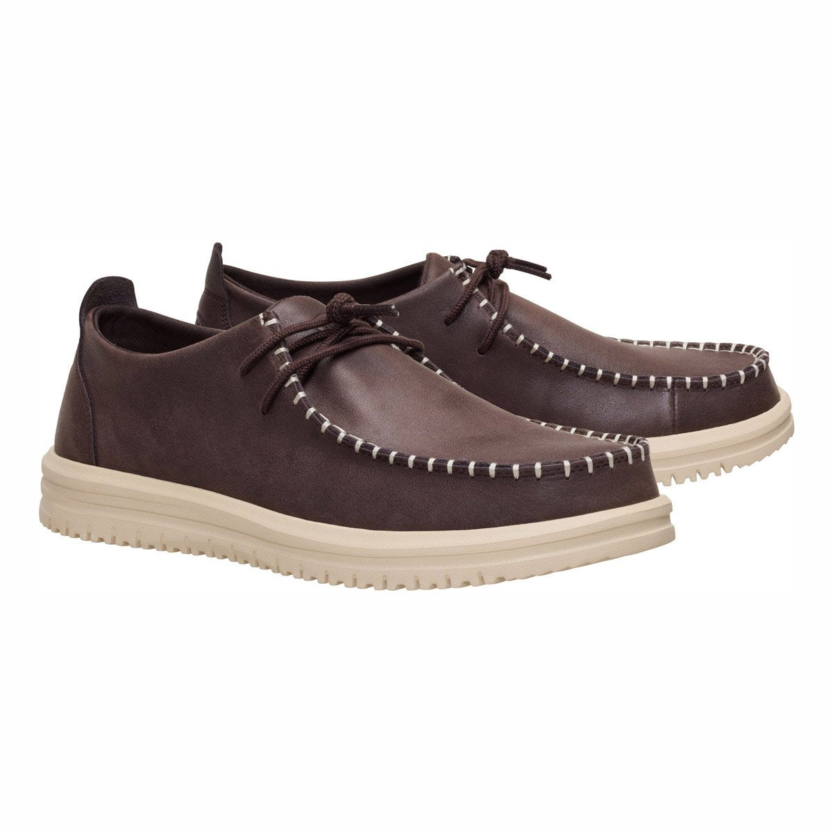 HEY DUDE WALLY NXT MOC LEATHER HD.44352 114 pelle+moro 2IX