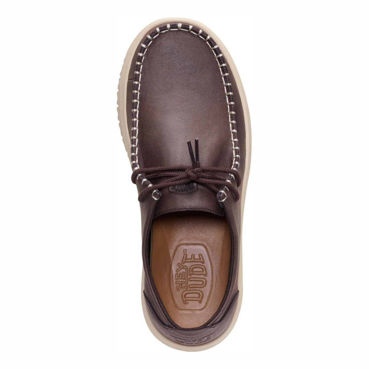 HEY DUDE WALLY NXT MOC LEATHER HD.44352 114 pelle+moro 2IX